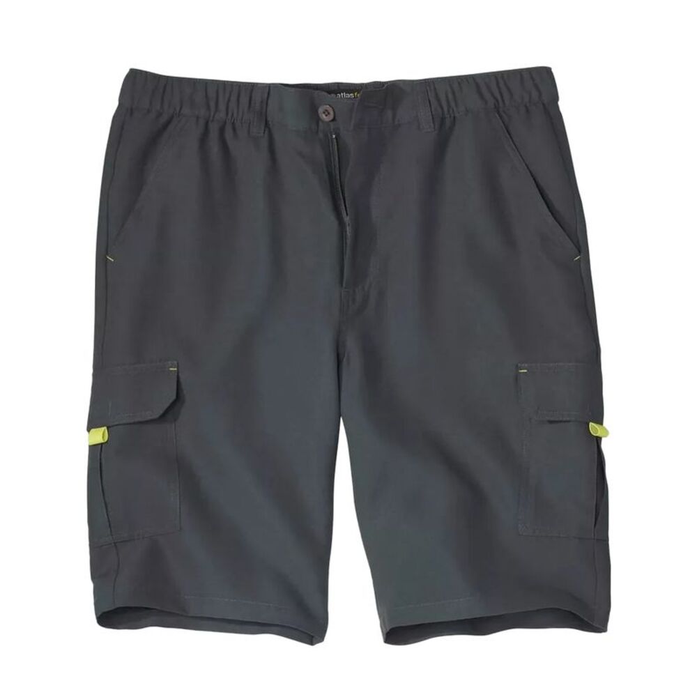 Atlas For Men Mens Microfiber Cargo Shorts / Dark Grey